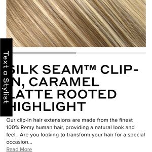 BELLAMI Silk Seam Clip-In Extensions, Blonde Highlights